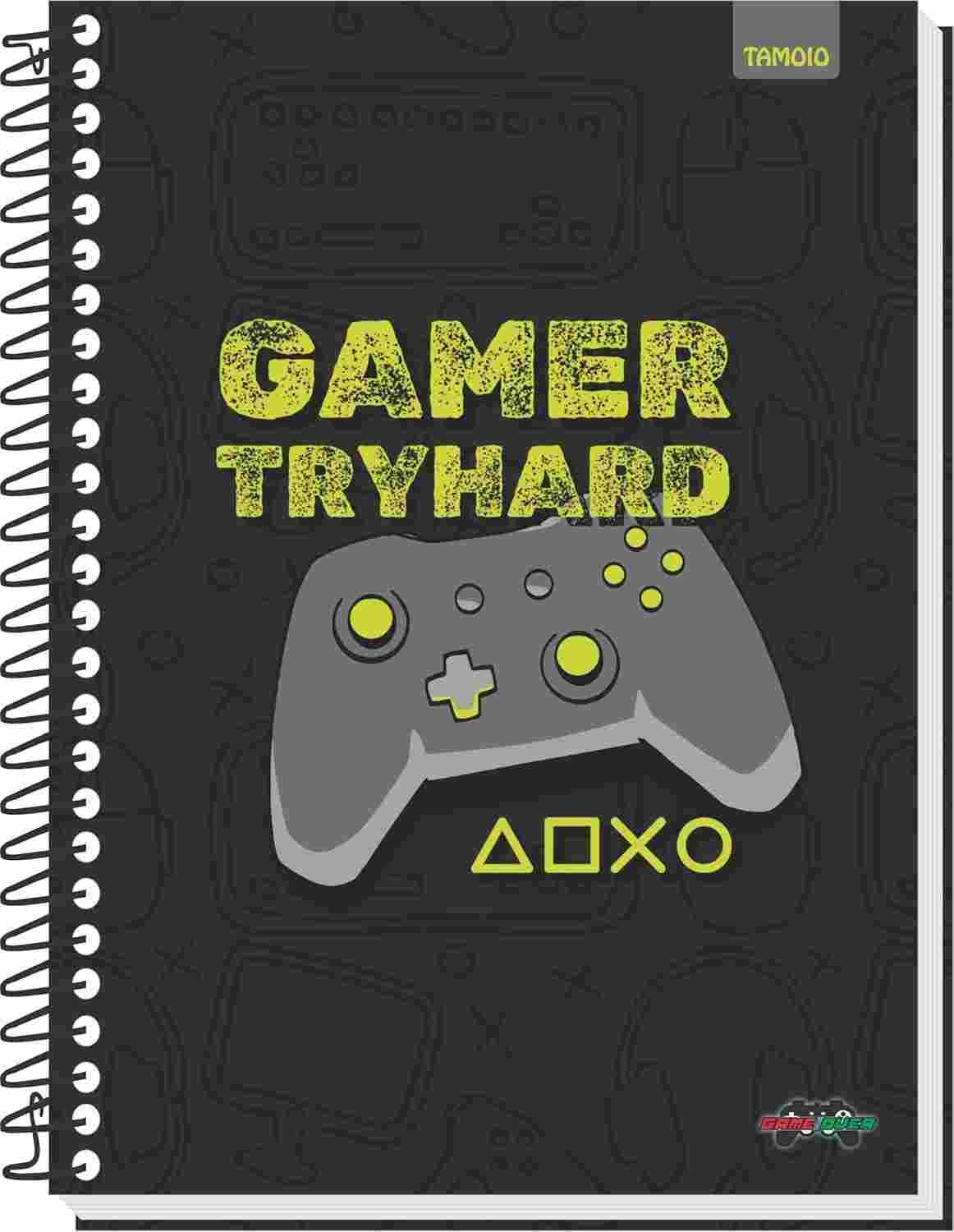 CADERNO 15X1 GAME OVER